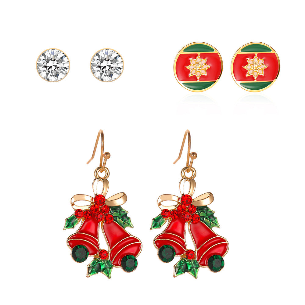 Alloy Christmas series earrings (Minimo de Compra 2) MIC-MiaoY088