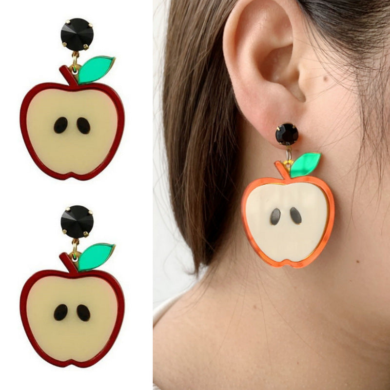 Acrylic Fruit and Vegetable Earrings MYA-XueP080