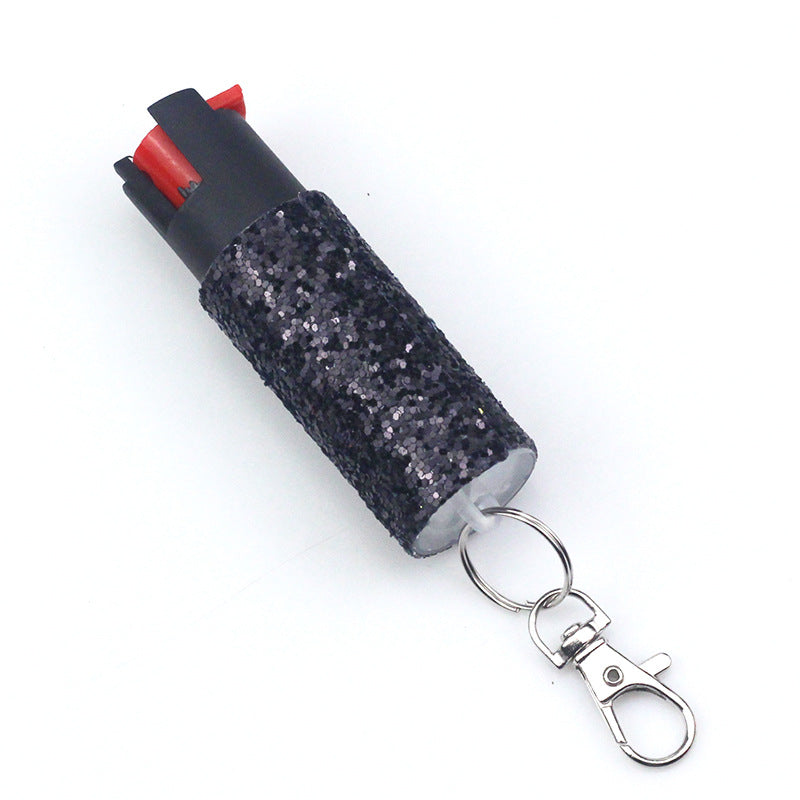 alloy PU anti wolf keychain CanW009