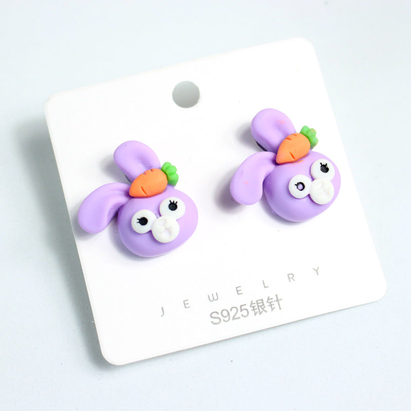 2023 Cute Cartoon earrings Minimo de Compra 2) MIC-PingH002