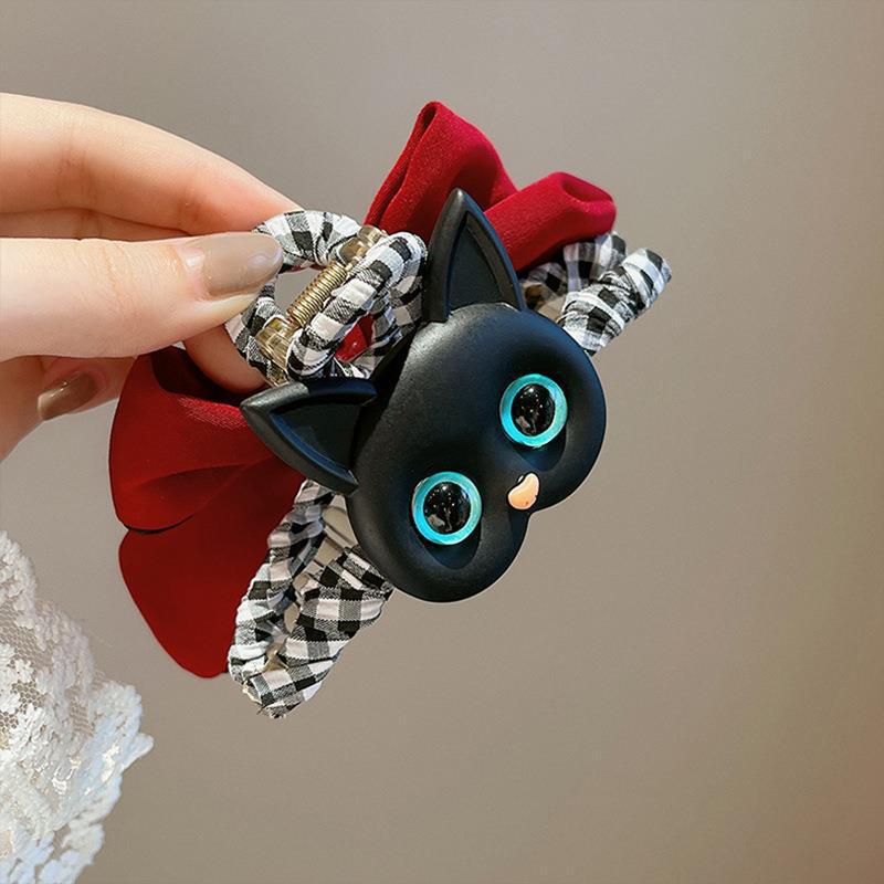 Plastic cute cat hair clip MYA-LiaoW001