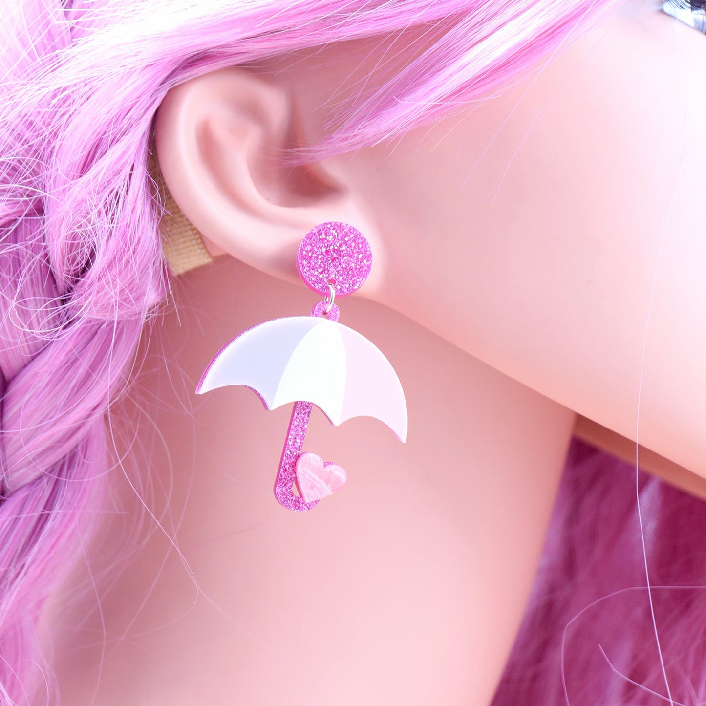 Acrylic Umbrella Cute Fashion Earrings (Minimo de compra 5) MYA-XiaoY066