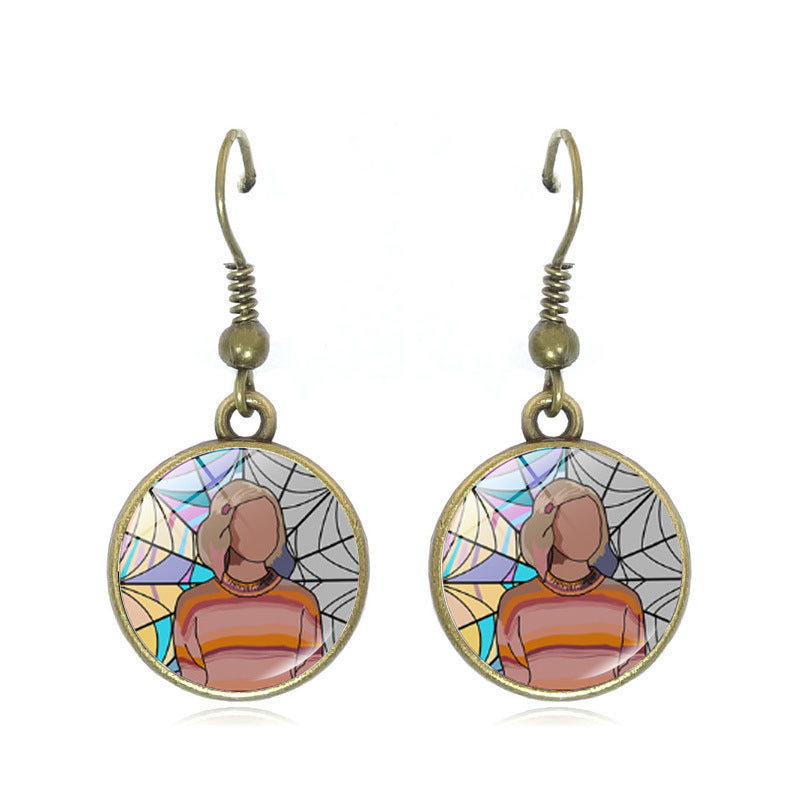 alloy vintage earrings MIC-ES-JiaY003