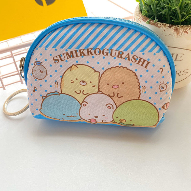 PU Cartoon Cute Half Round Wallet (Minimo de compra 3) MYA-XingB002