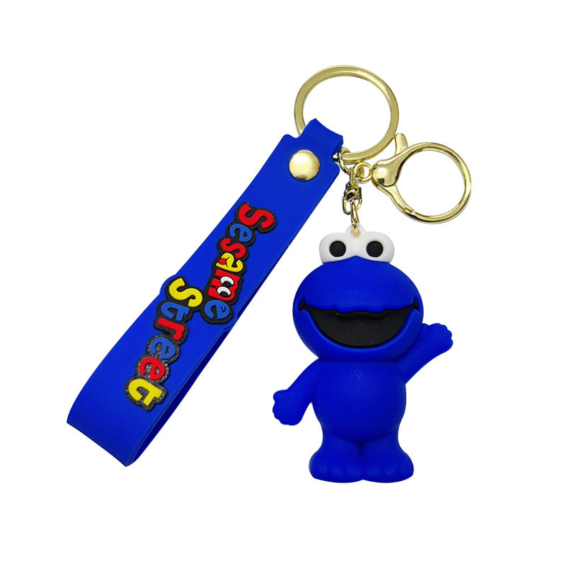 Cute Cartoon Crane Machine Doll Keychain OShi039