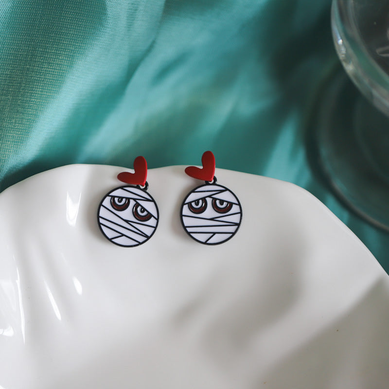 Alloy funny fashionable cartoon earrings (Minimo de Compra 5) MIC-JiuY066