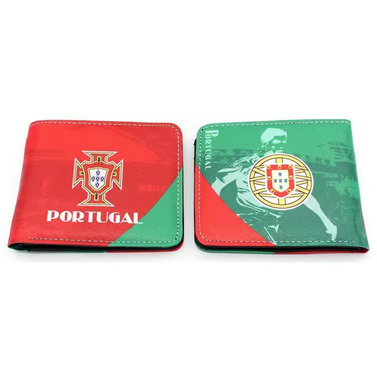 Wallet PU Leather Football Club National Team Wallet Argentina Chelsea JBH003