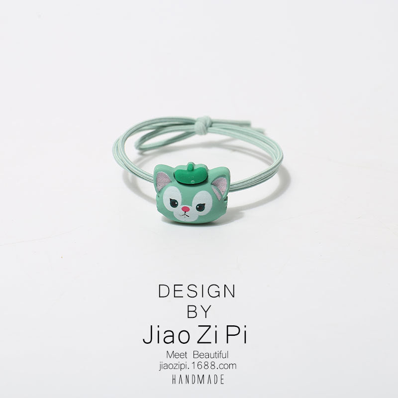 Resin cartoon cute hair rope (Minimo de Compra 2) MIC-JZP017