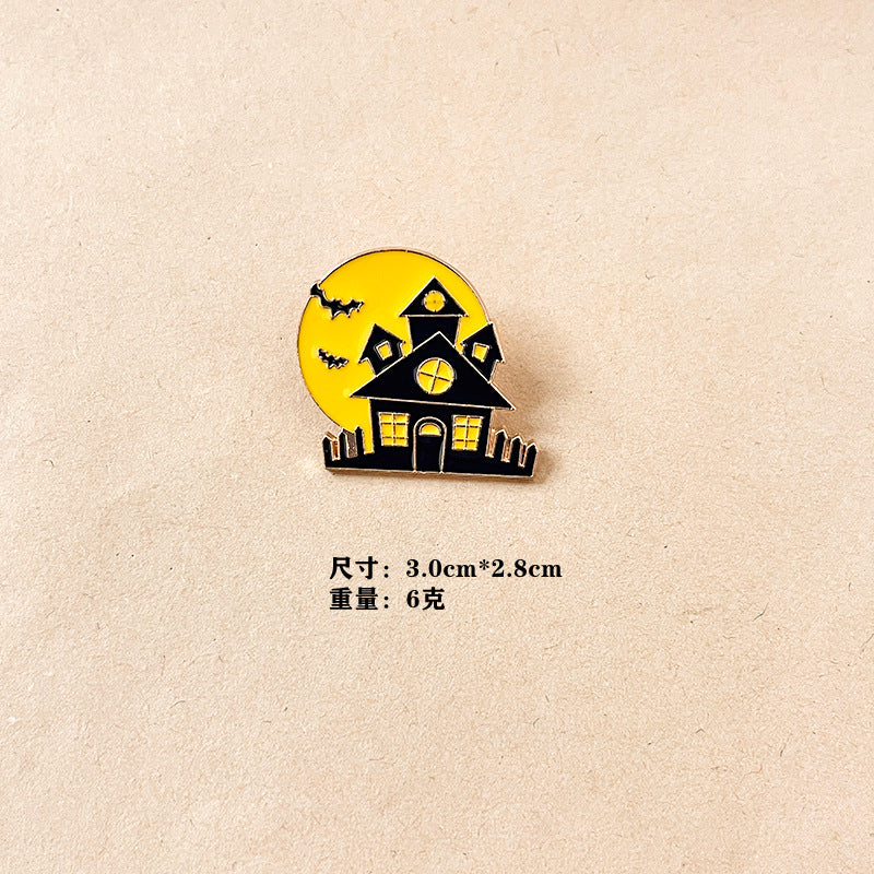 Alloy Halloween Funny pumpkin brooch (Minimo de compra 6) MIC-ShengM005