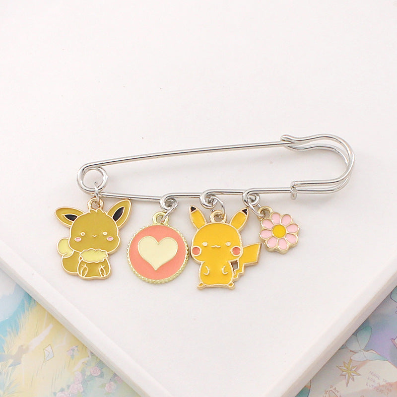 Alloy cute cartoon anime brooch (Minimo de compra 2) MIC--LiY037