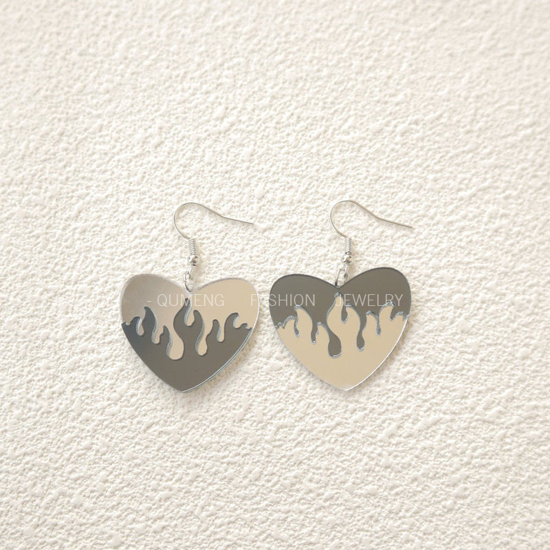 Acrylic Love Earrings MIC-OuG092