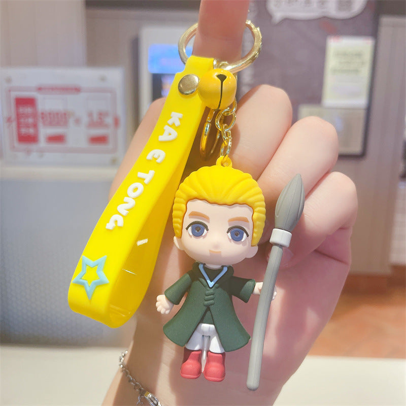 resin magic school keychain MIC-HongY001