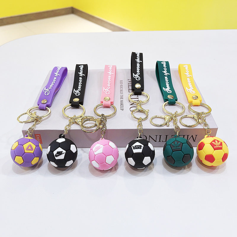 Cartoon PVC Silicone Basketball Cute Keychain (F) MIC-JCai027