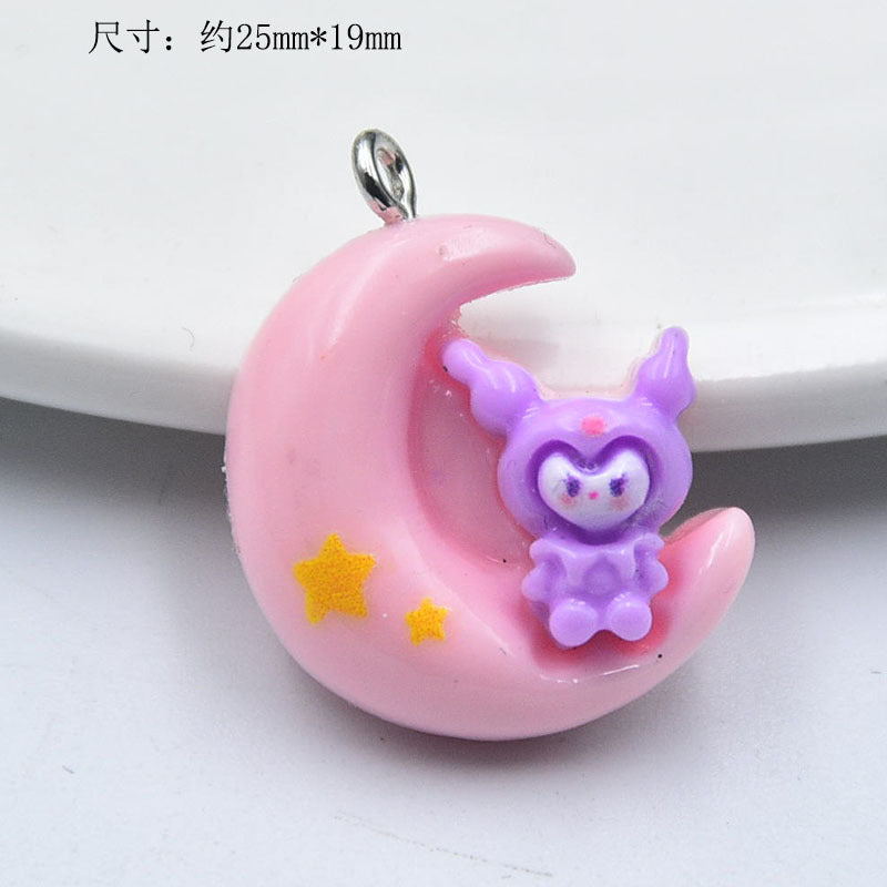 Resin glossy bow accessories MIC-ZhiB011