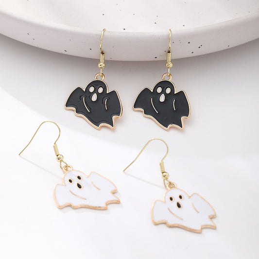 Alloy cartoon Halloween pumpkin earrings (Minimo de Compra 2) MIC-QingH002