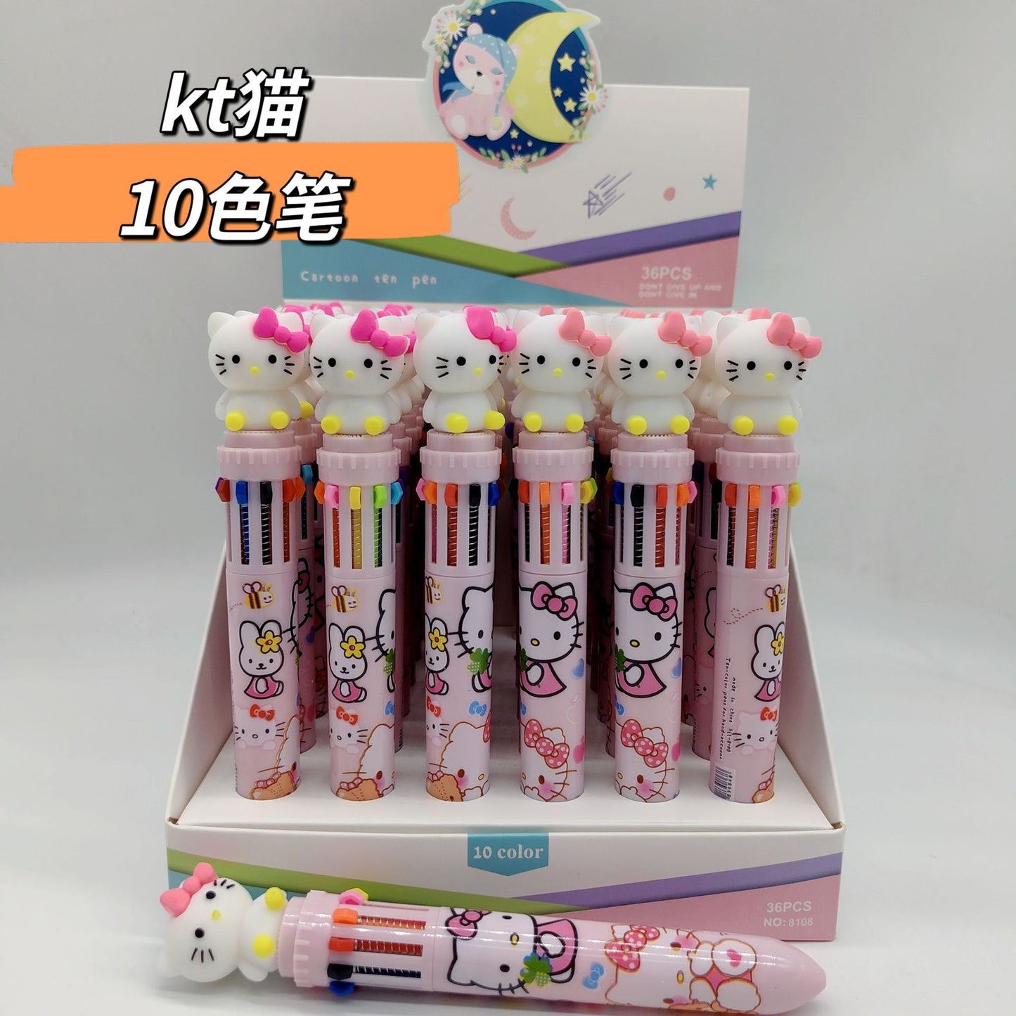 Acrylic lovely doll neutral pen 36PCS MIC-HongL010