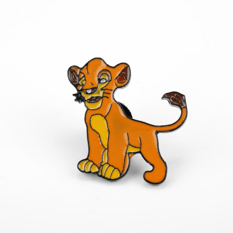 Alloy Lion King brooch MIC-AiWen038