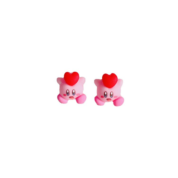 Resin cute cartoon sweet earrings (Minimo de Compra 2) MIC-WWHM054