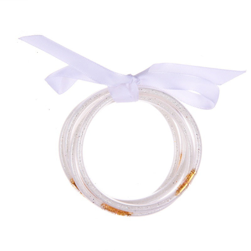 PVC silicone rice bead series bracelet (Minimo de Compra 2) MYA-HuiF007