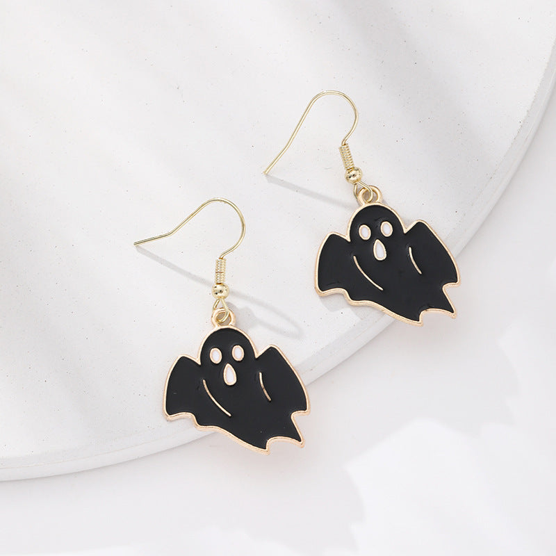 Alloy cartoon Halloween pumpkin earrings (Minimo de Compra 2) MIC-QingH002