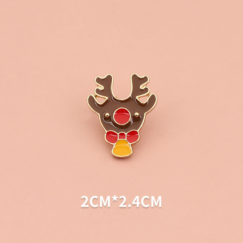 Alloy Christmas cartoon brooch (Minimo de Compra 2) MYA-WeiD003