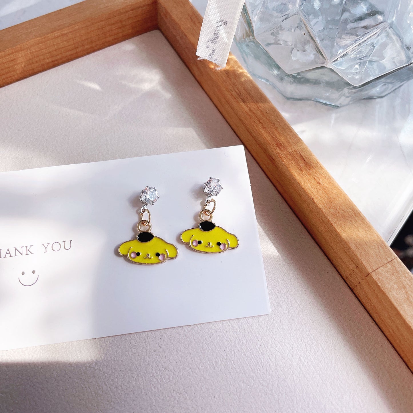 Alloy Sweet Personalized Cartoon Earrings YiJ030