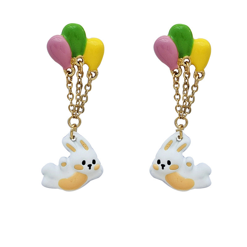 Alloy Cute Candy colored Balloon Earrings MYA-BLD101