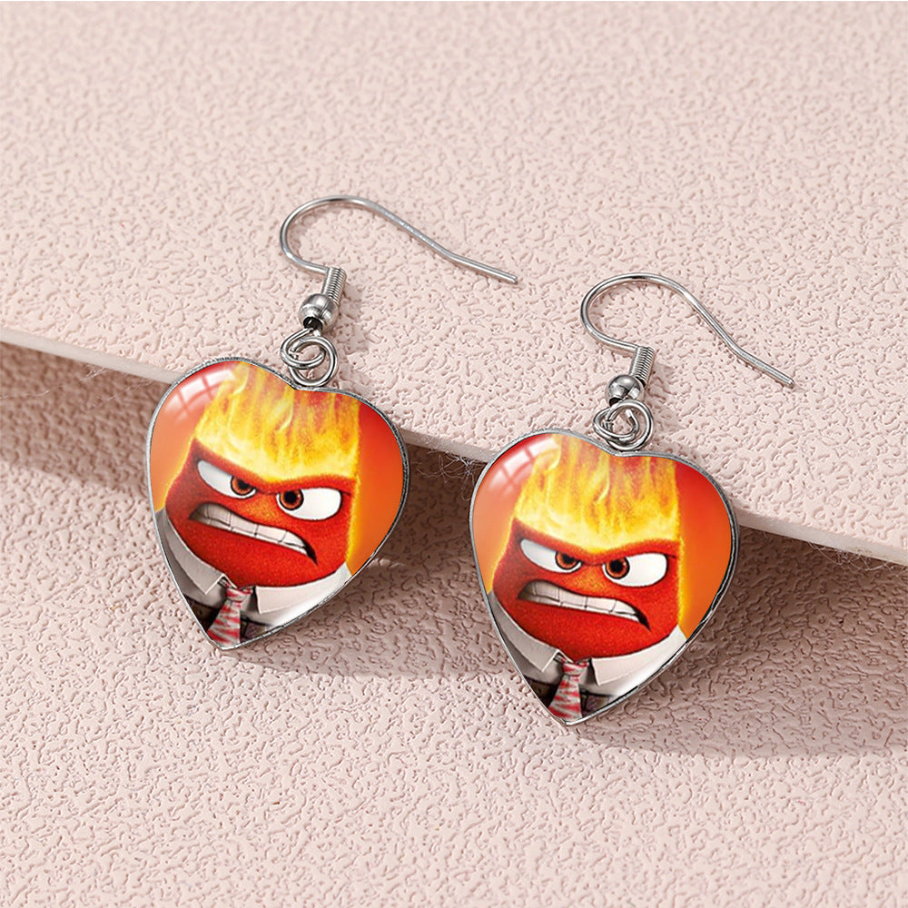 Alloy Brain Special Agent Team Earrings (Minimo de compra 5) MIC-XiangL114