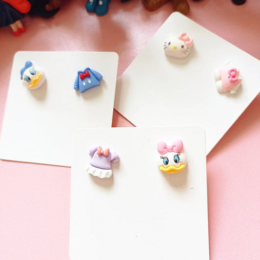 Resin Mini Cute Earrings MYA-BXX013