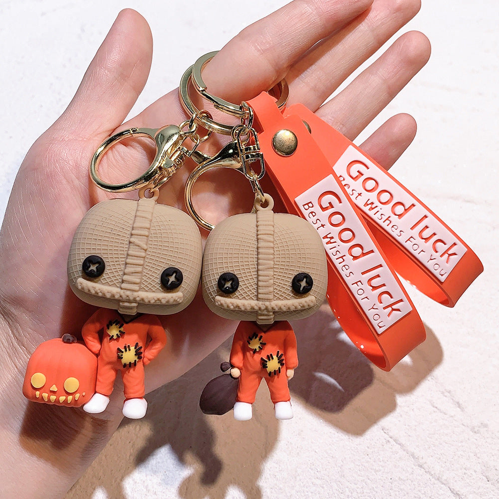 PVC New Cartoon Halloween Keychain MYA-QiChao001