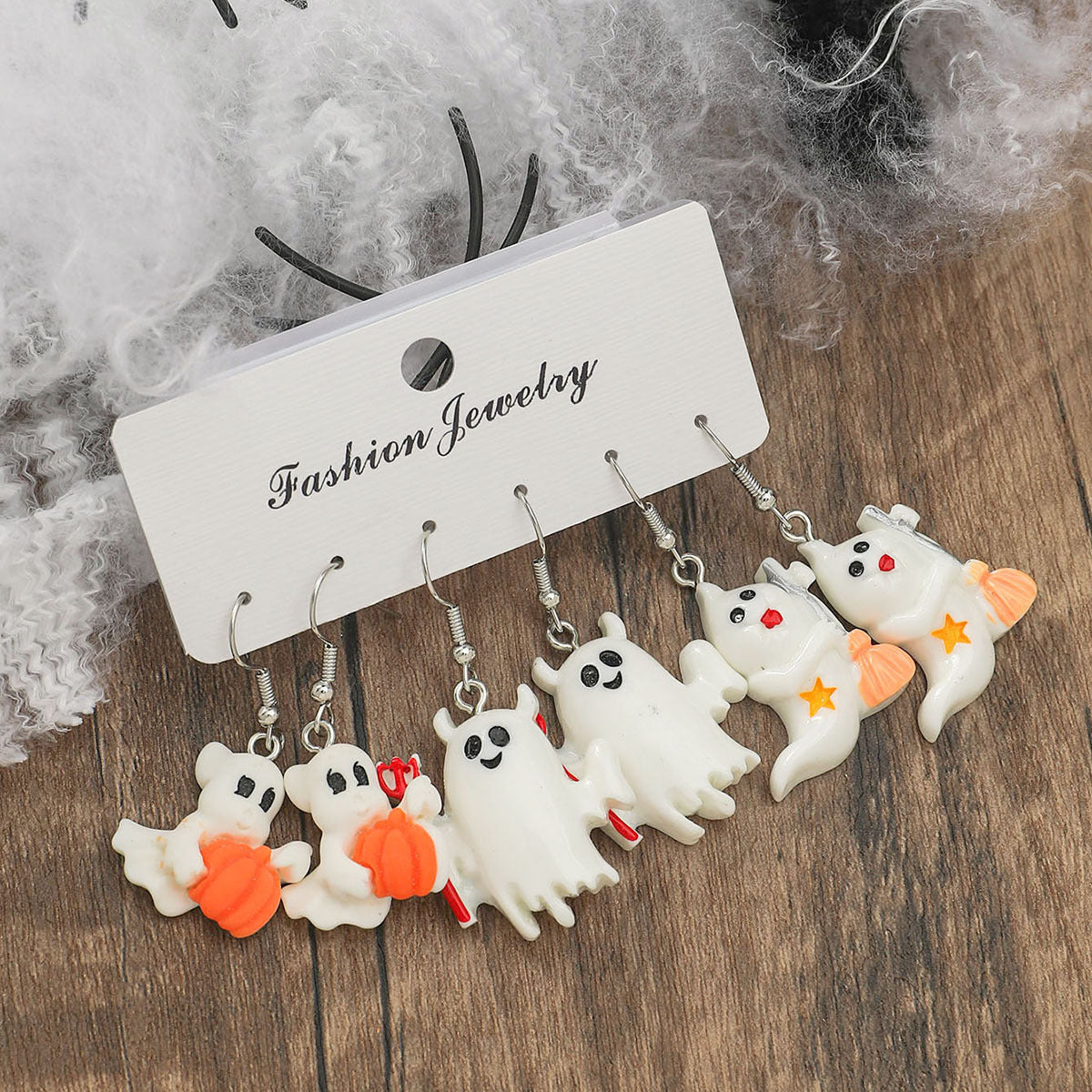 Acrylic New Halloween Collection Earrings (Minimo de compra 2) MYA-GanL032