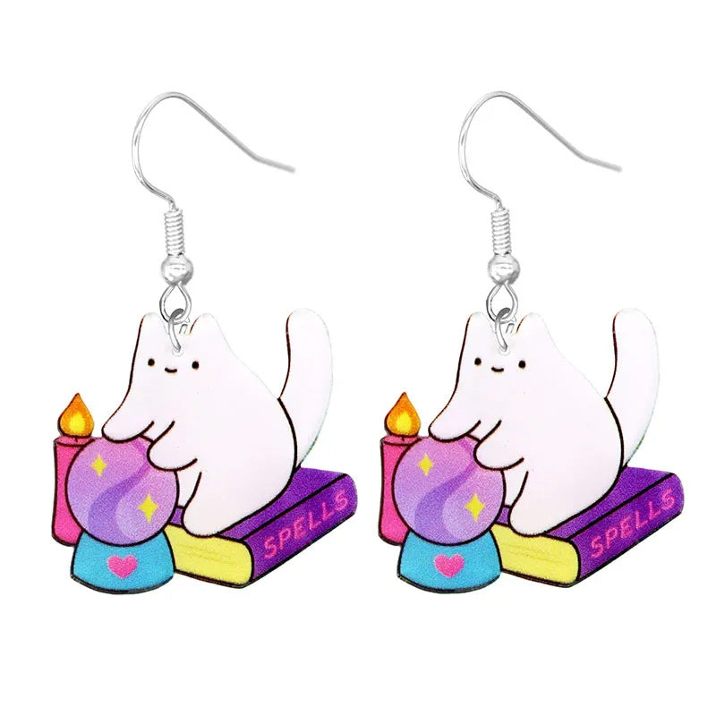 Acrylic Daily Leisure Bee Earrings (Minimo de Compra 10)  MIC-YuQ004