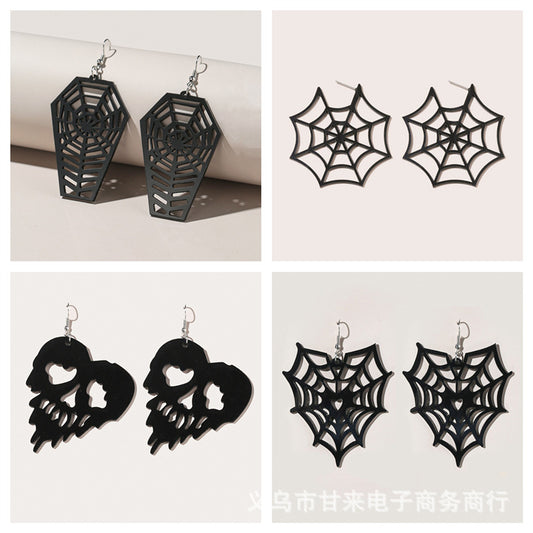 Acrylic New Halloween Collection Earrings (Minimo de compra 2) MYA-GanL034