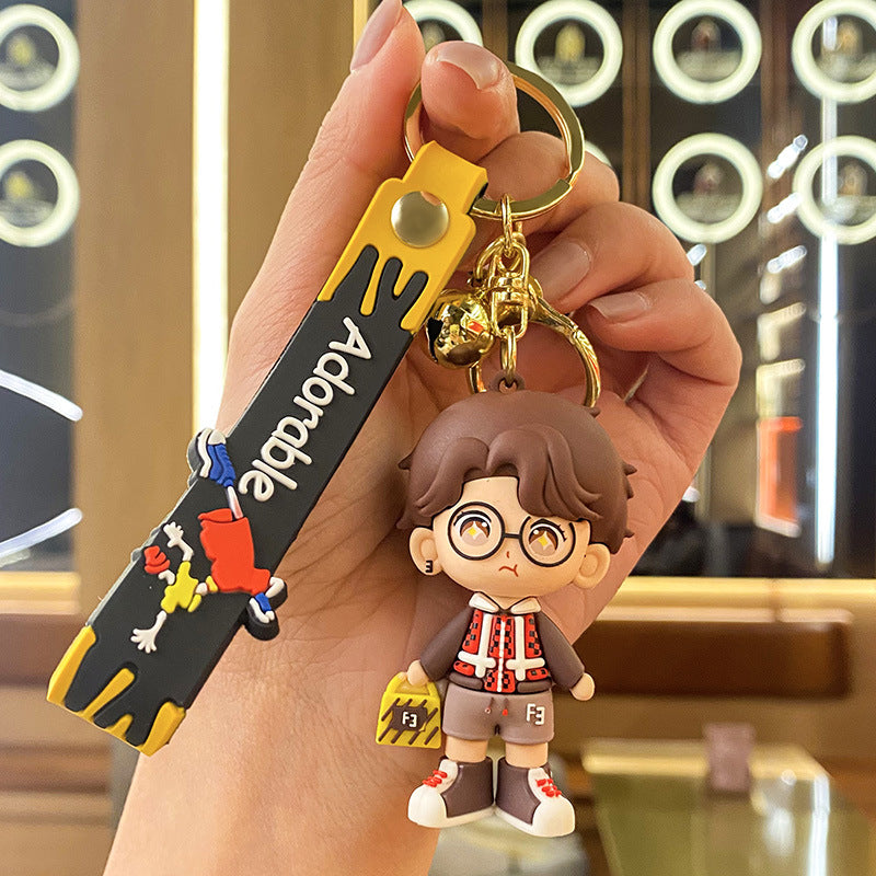 PVC new trend cool boy cartoon keychain MIC-BenX016