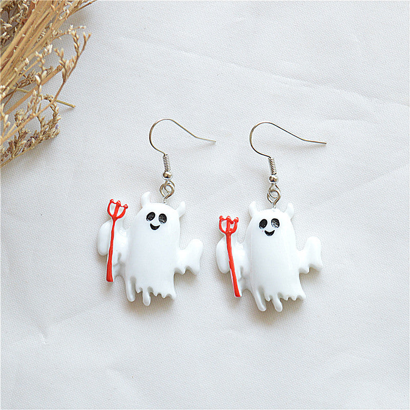 Acrylic Pok é mon Skull Earrings MIC-XieN063