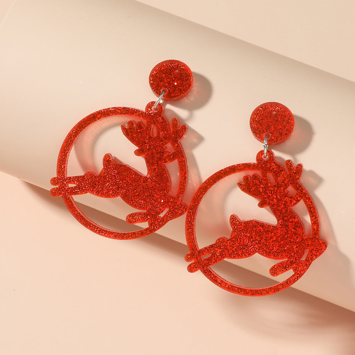 Acrylic New Christmas Series Earrings MIC-JunJ015