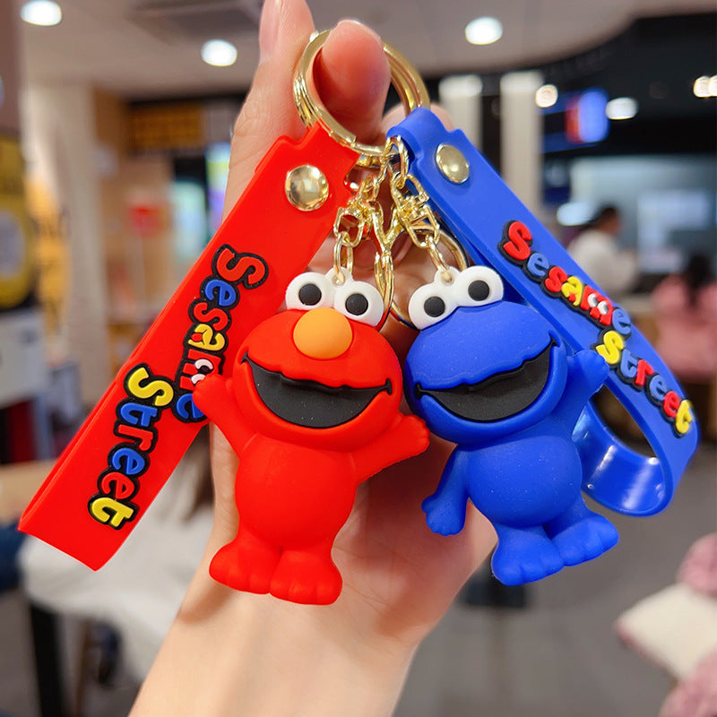 Cute Cartoon Crane Machine Doll Keychain OShi039