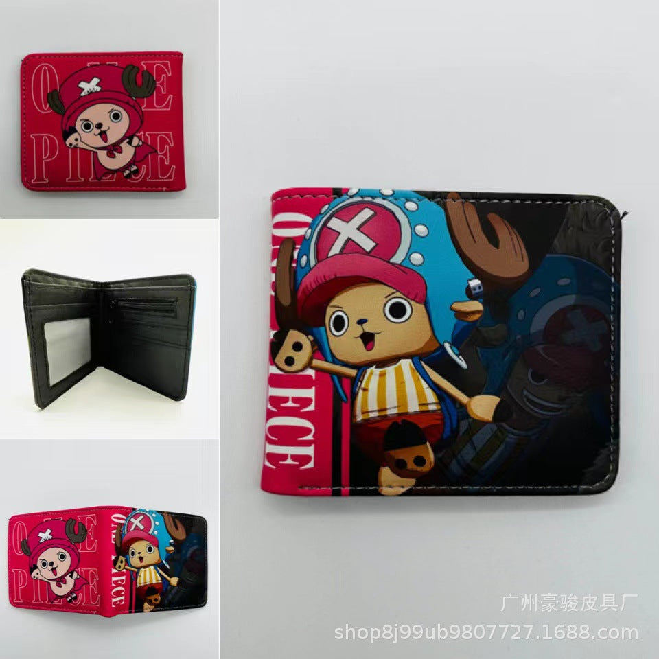 PU Pirate King Short Wallet MYA-HaoJ009