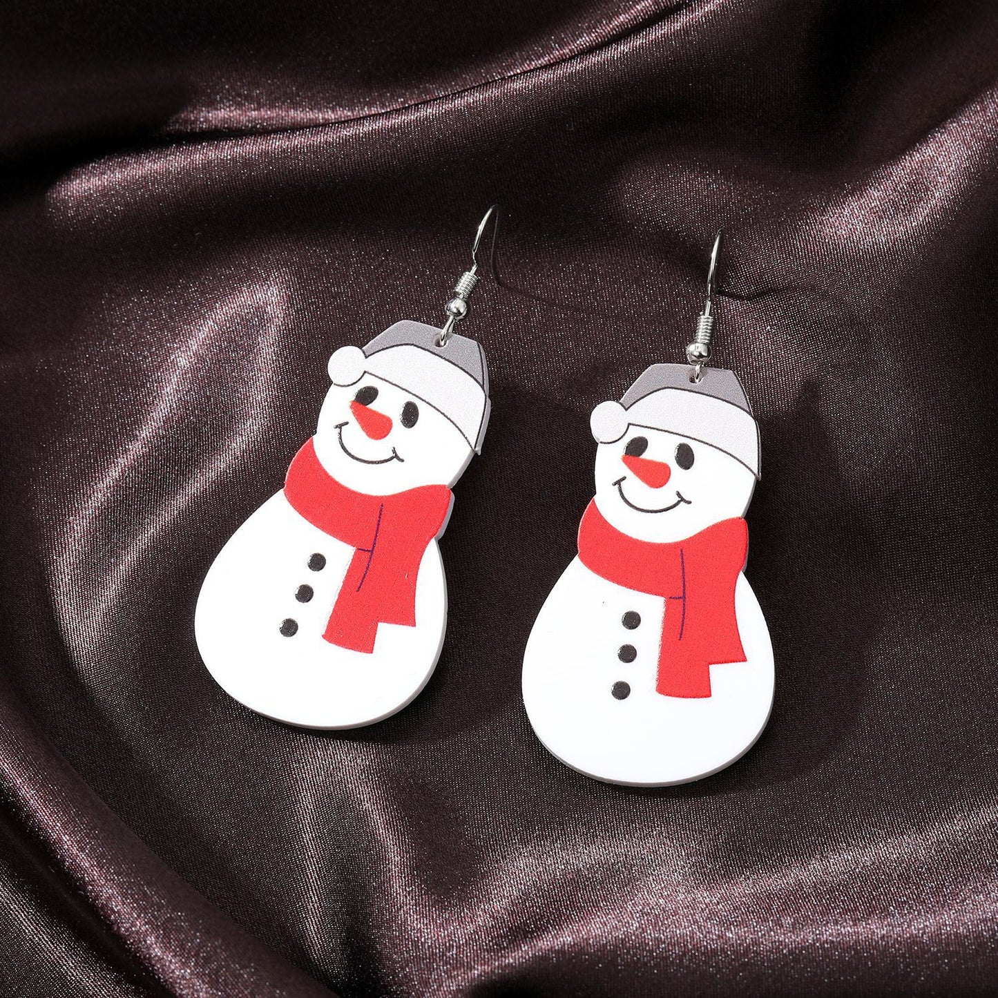 Alloy Christmas series earrings (Minimo de Compra 5) MIC-JueJ024