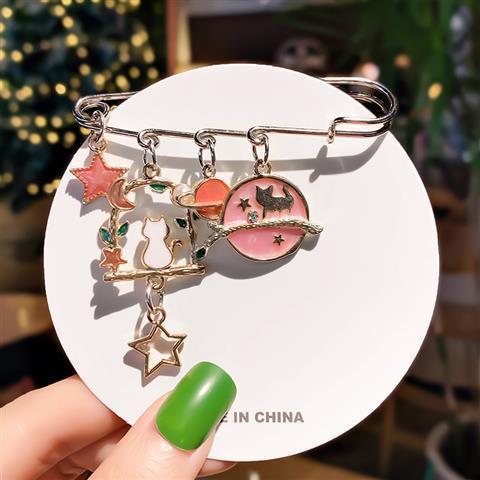 Alloy cartoon personalized brooch (Minimo de compra 6) MIC-ShengM018