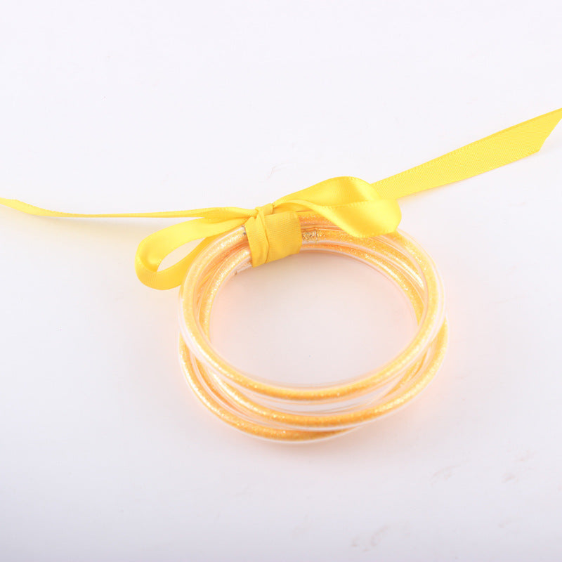 PVC silicone rice bead series bracelet (Minimo de Compra 2) MYA-HuiF006