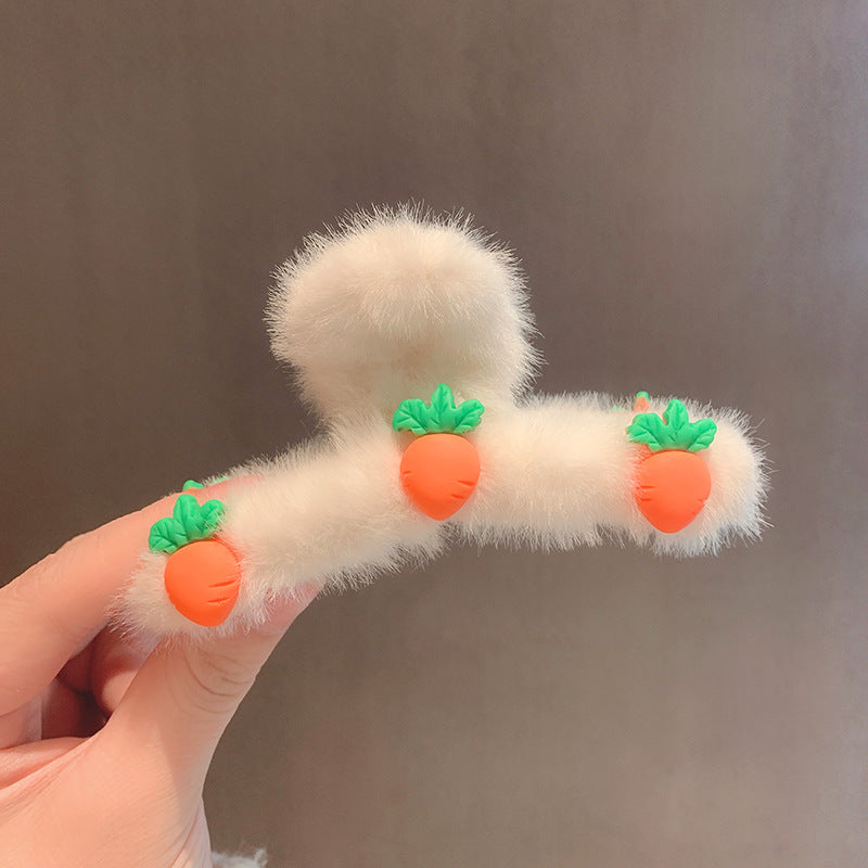 Plush cartoon cute hair clip (Minimo de compra 2) MIC-MiaoD002