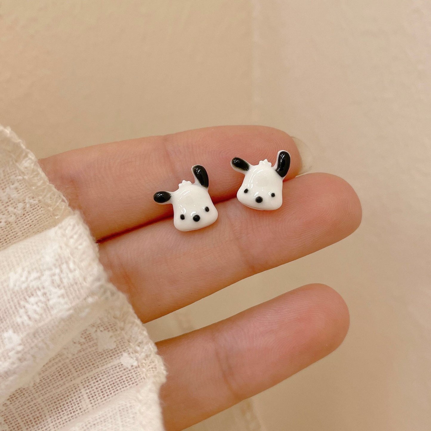 Alloy Sweet Personalized Cartoon Earrings YiJ027