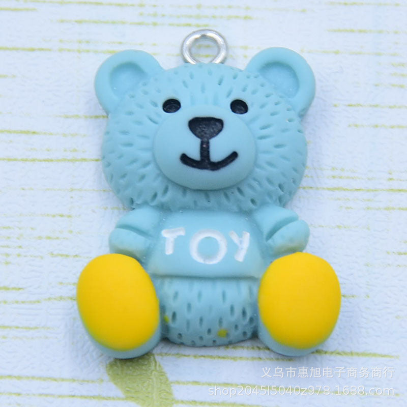 Resin letter teddy bear accessories MYA-HuiX007