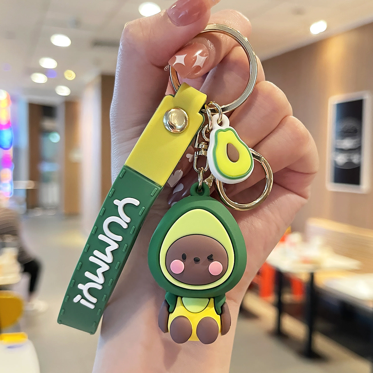 Keychains PVC Alloy Fruit Animal Cartoon(M) JKe002