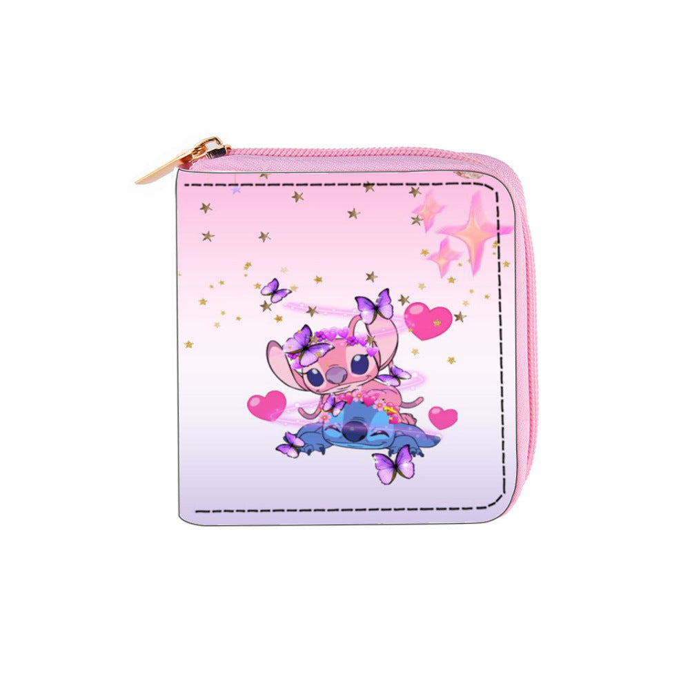 PU cartoon short zipper wallet (M) DengX031