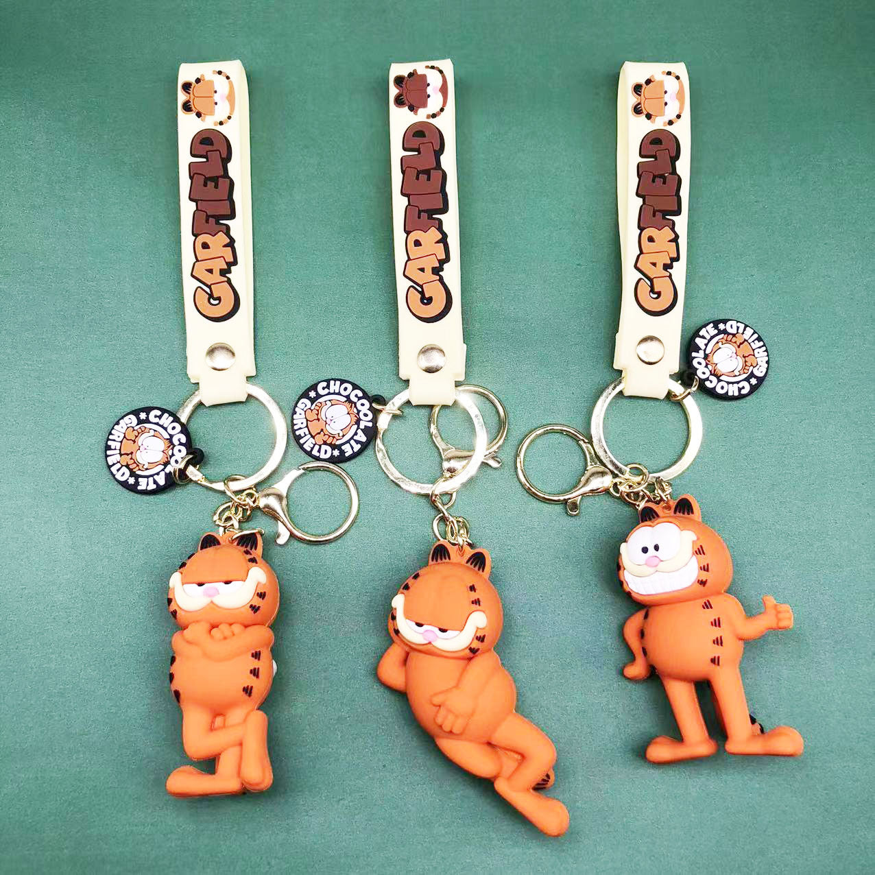 Keychain PVC Cute Cartoon Cat Pendant Minimo de compra 2 (M) XSZ010