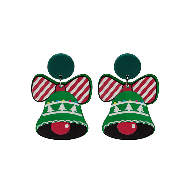 Acrylic Christmas Day Earrings (Minimo de Compra 2) MYA-MDD093