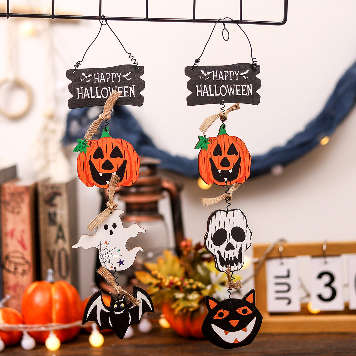 Halloween Pumpkin Ghost Pendant (Minimo de Compra 2) MYA-MingG031