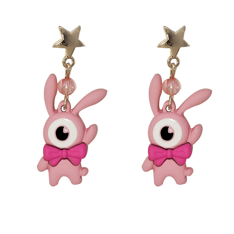 Alloy cute rabbit earrings MIC-BLD093